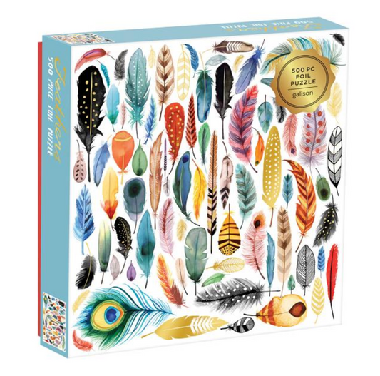 Feathers 500 Piece Foil Puzzle