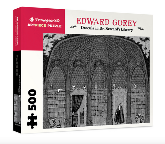 Dracula in Dr. Seward's Library 500-Piece Jigsaw Puzzle (Pomegranate Artpiece Puzzle)
