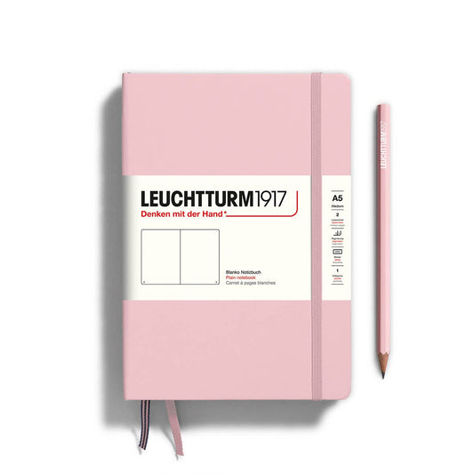 Notebooks - Medium (A5): Powder / Hardcover / Plain