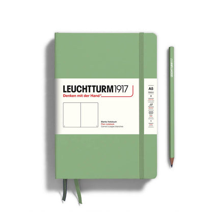 Notebooks - Medium (A5): Pacific Green / Hardcover / Plain