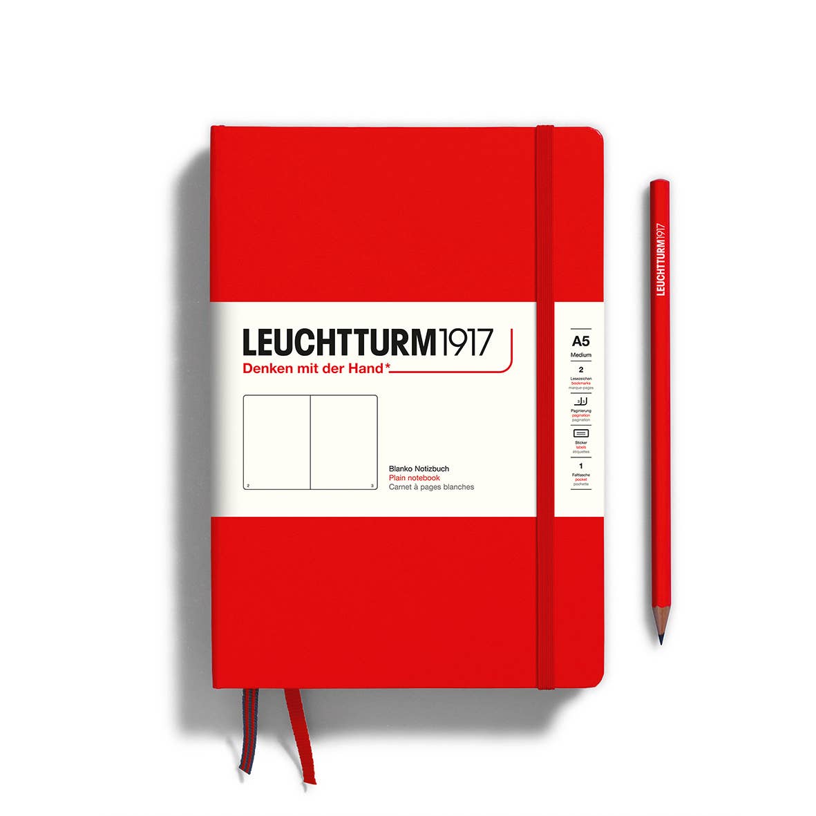 Notebooks - Medium (A5): Black / Hardcover / Ruled