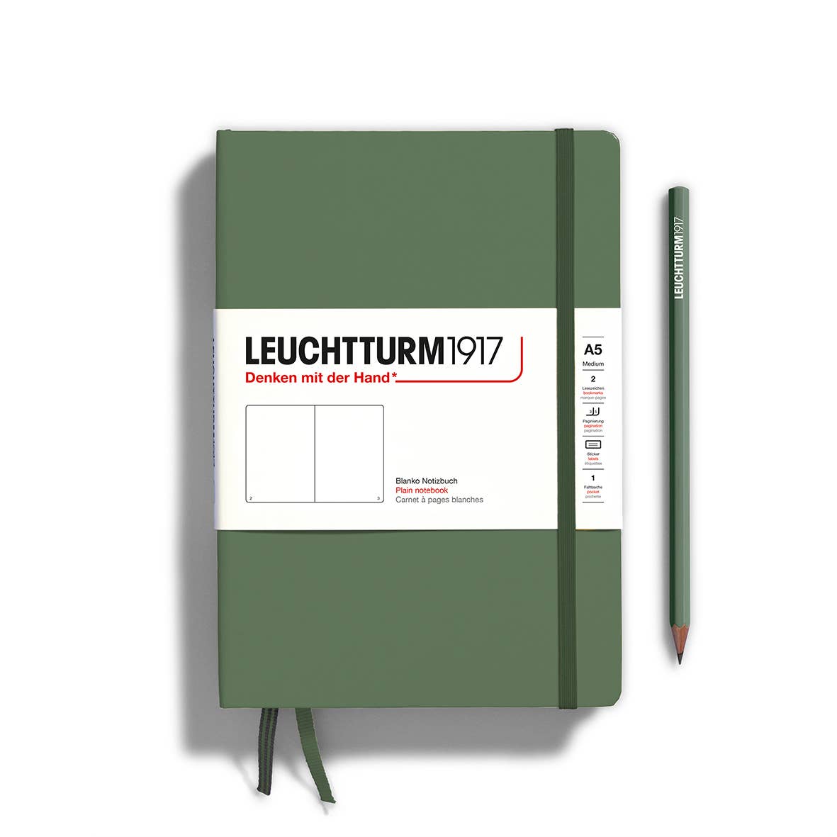 Notebooks - Medium (A5): Dotted / Hardcover / Rising Sun