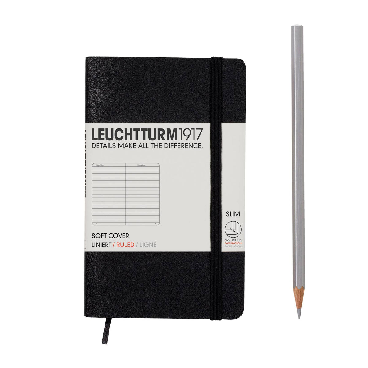 Notebooks - Pocket (A6): Stone Blue / Hardcover / Plain