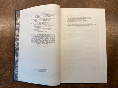 The Lord of the Rings (1974 Edition, 3rd Impression)