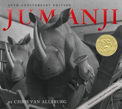 Jumanji 30th Anniversary Edition: A Caldecott Award Winner by Chris Van Allsburg, Robin Williams